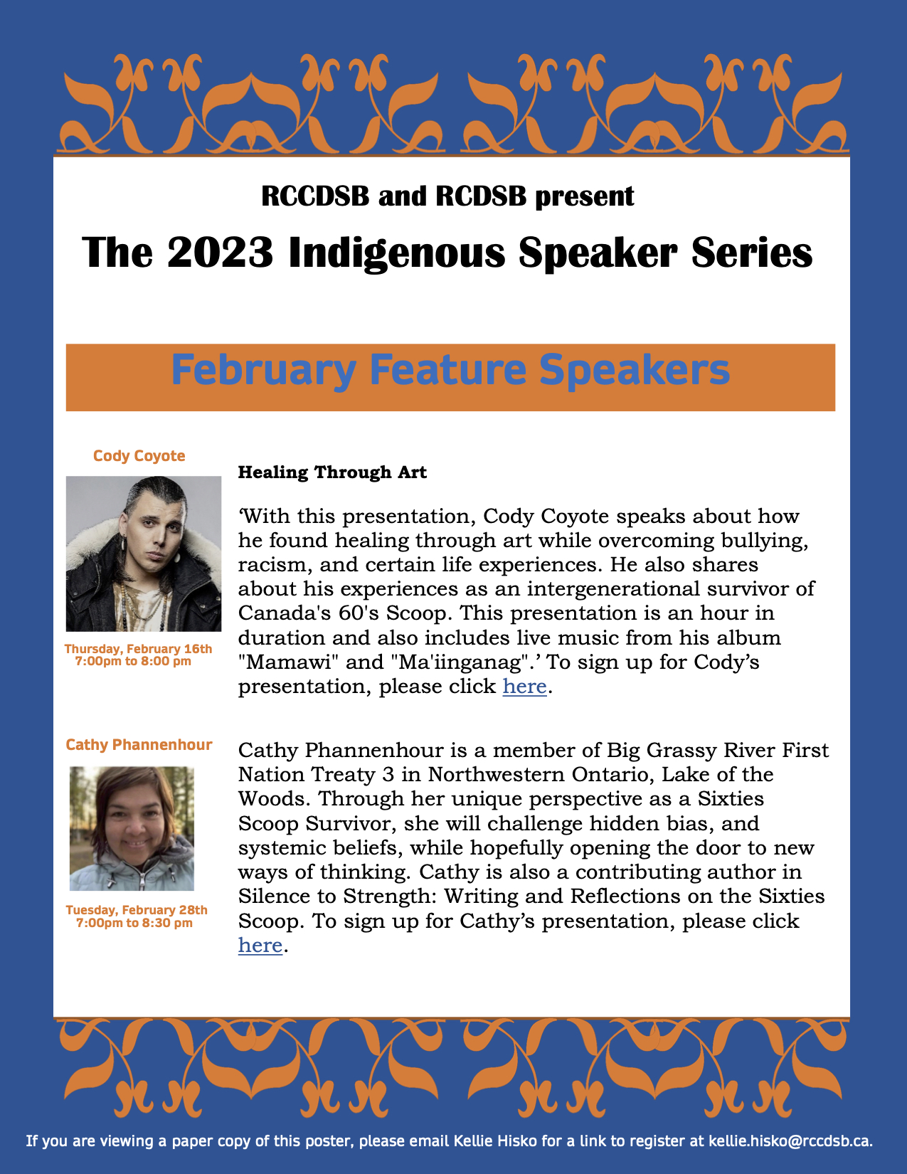 RCCDSB And RCDSB Presents: The 2023 Indigenous Speaker Series – Diocese ...